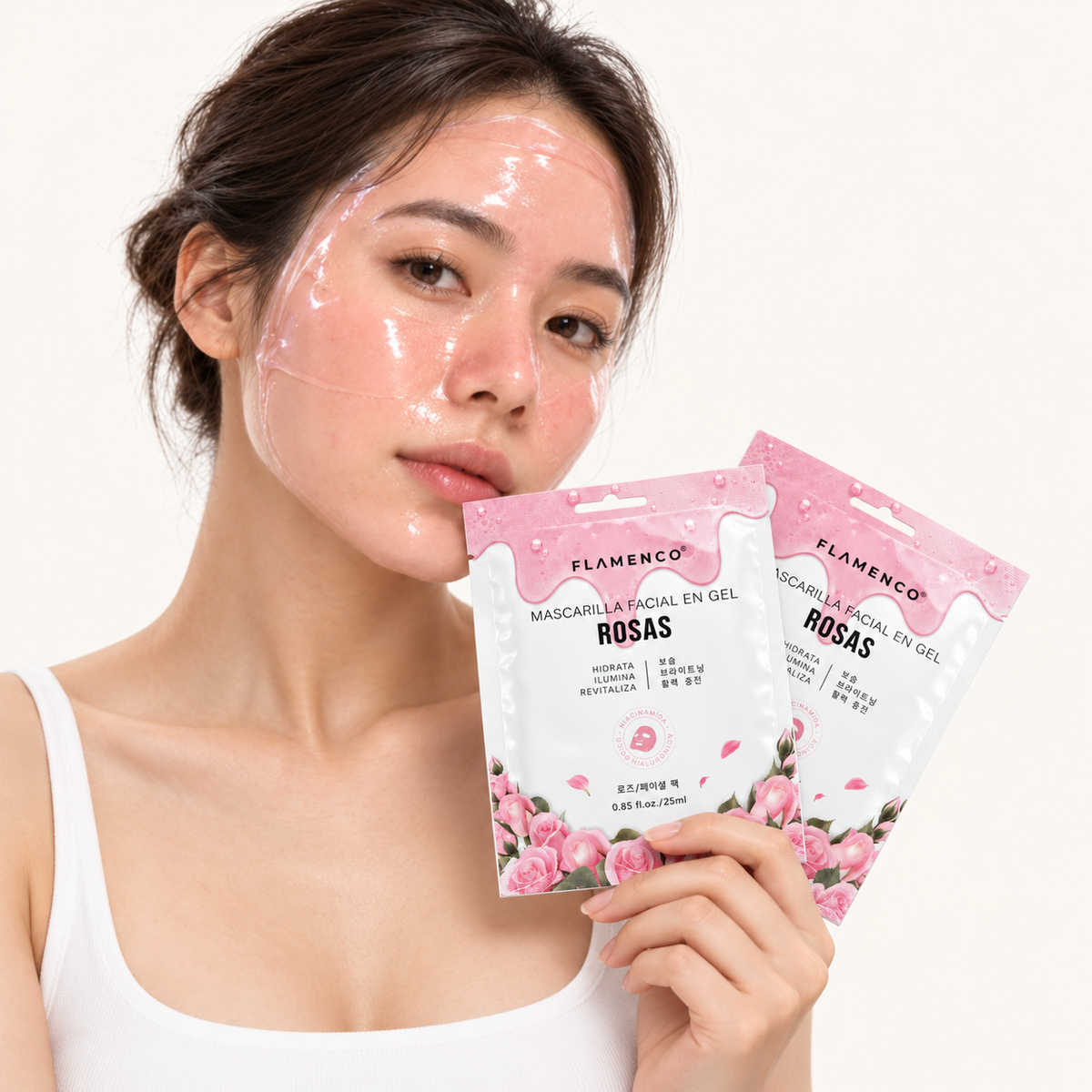 RosaGlow - Bio-Colágeno Mask