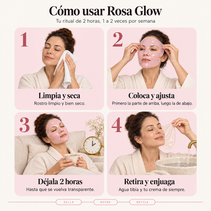 RosaGlow - Bio-Colágeno Mask