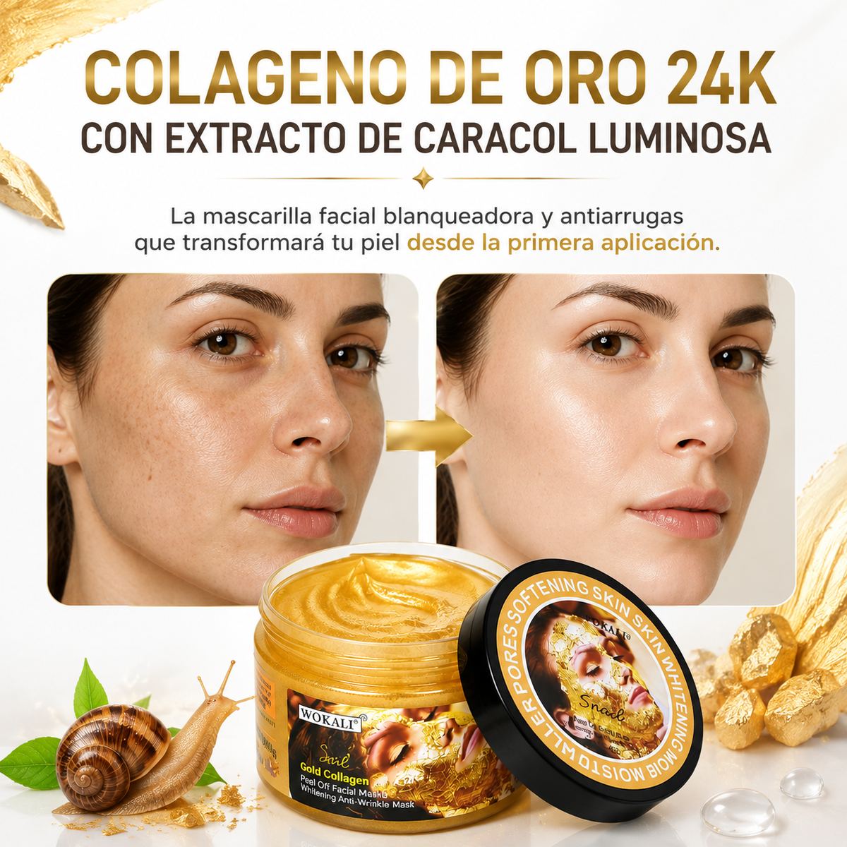 Mascarilla - Golden Glow 24K
