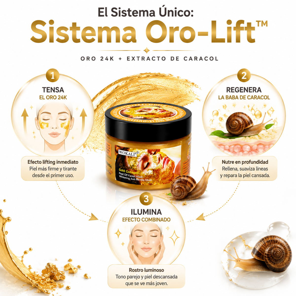 Mascarilla - Golden Glow 24K
